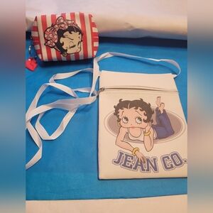 Betty Boop Preteen To Adult Mini Crossbody Bag And Coin Purse